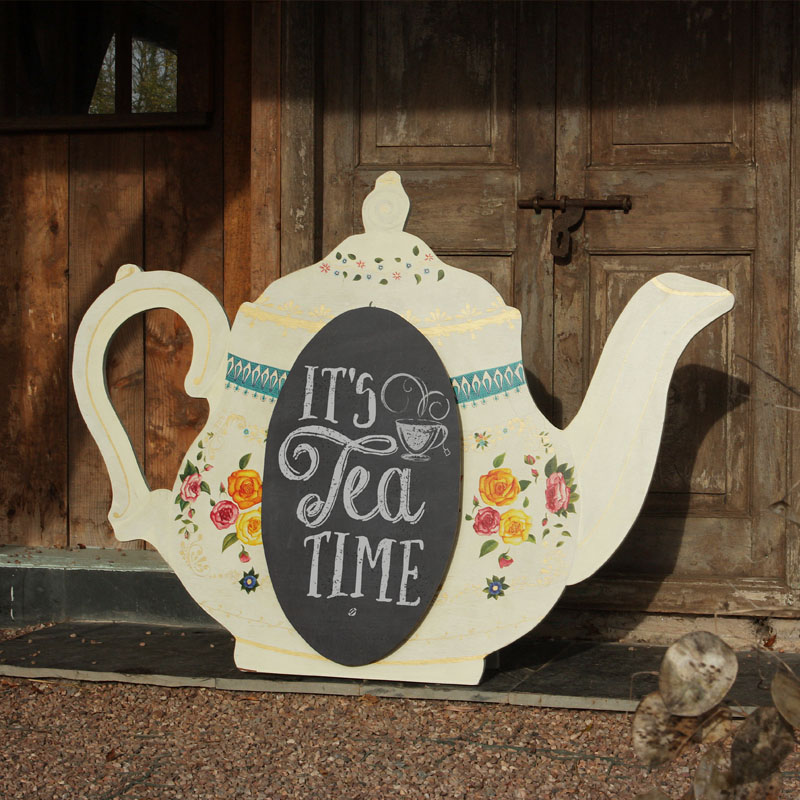 FOR SALE Vintage Teapot Chalkboard 